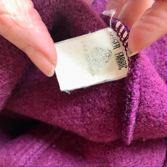 Boiled Wool Coat Magenta Pink Purple GEIGER of Austria Blazer Coat Jacket - Picture 7 of 7